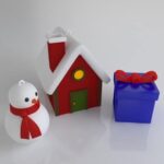3D printed Christmas decorations