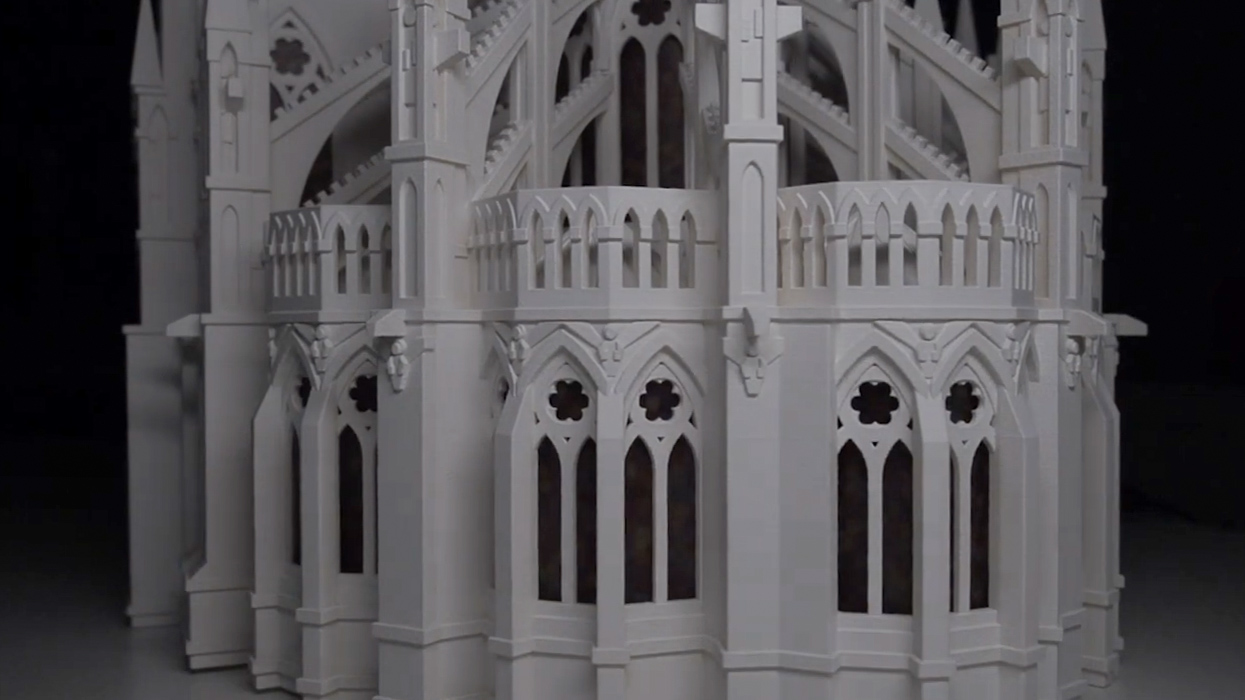 Frittage laser - Cathédrale de Reims